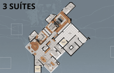 VITRUVIO (131M²) – 3 SUÍTES – 3 VAGAS – JARDIM BELA VISTA