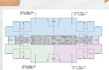FONTELO RESIDENCIAL (108M²) – 3 DORM (SUÍTE) – 2 VAGAS – BAIRRO CAMPESTRE