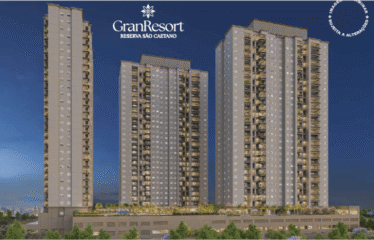 GRANRESORT RESERVA SÃO CAETANO (68 a 134mM²) – 2 SUÍTES a 4 DORM – 1 E 2 VAGAS – FUNDAÇÃO – SCS