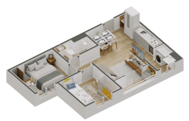 SOU MAIS DIADEMA- 40M²- 2 DORM – 0 OU 1 VAGA – SERRARIA – AO LADO DO SHOPPING